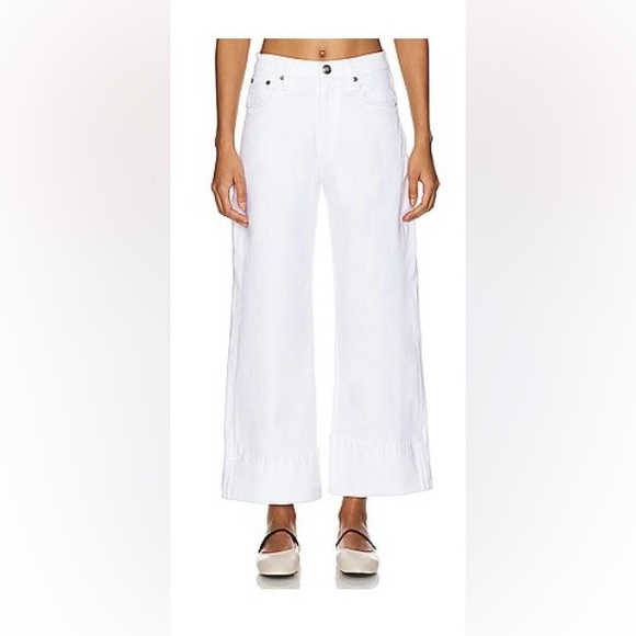 rag & bone Denim - Rag & Bone Crisp White Trousers